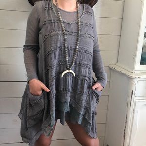 Two piece lagoon look top/dress.